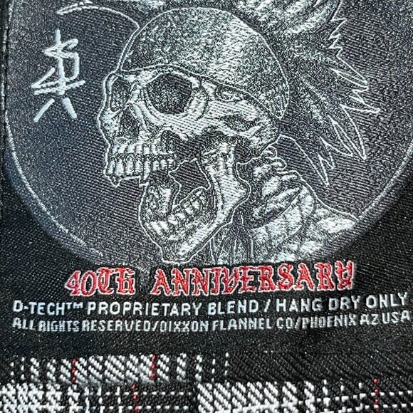 DIXXON FLANNEL CO SUICIDAL TENDENCIES 40TH ANNIVERSARY Limited Edition Women's S - Picture 10 of 15